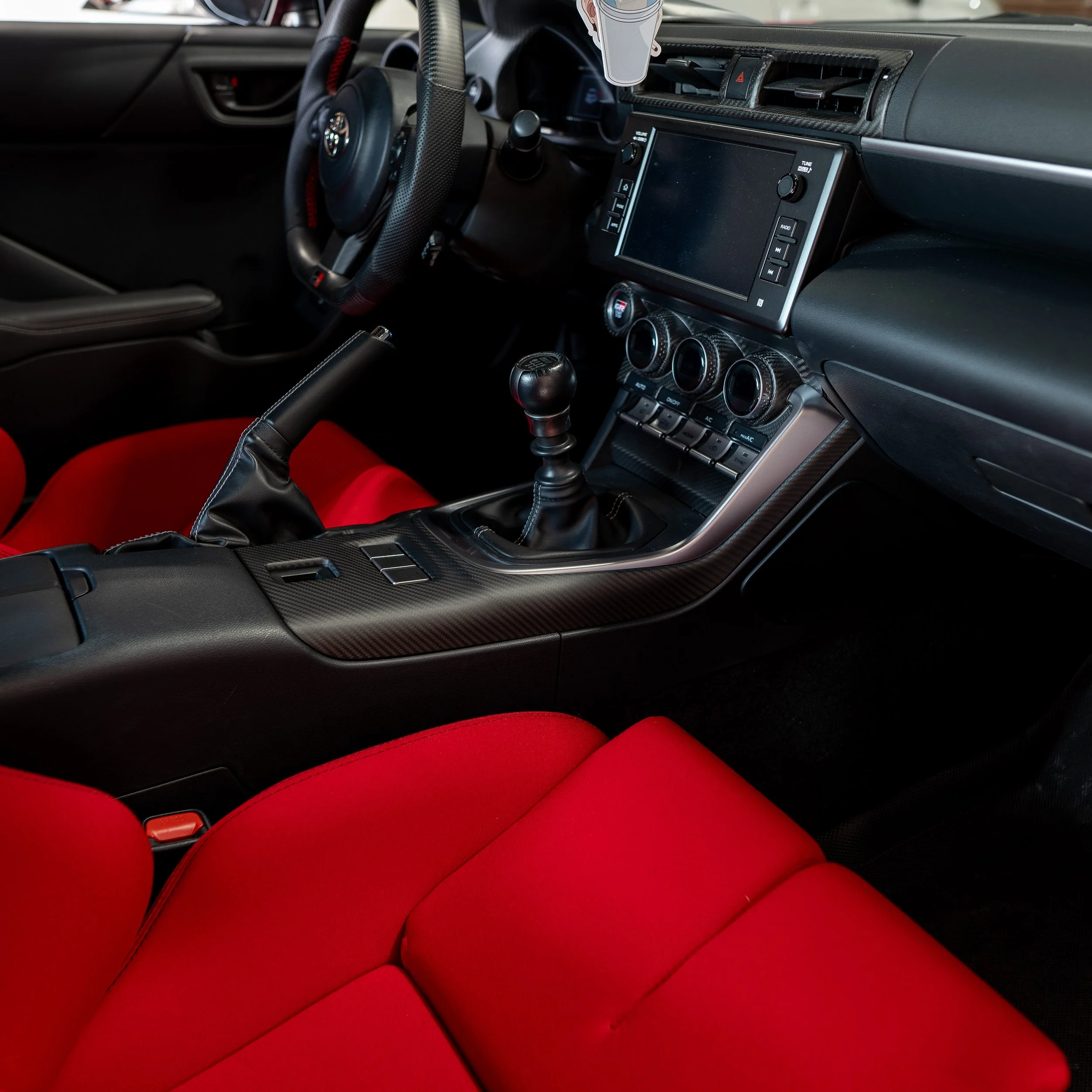 Driven.Media Carbon Fiber Extended Center Console - 2022+ Toyota GR86 / Subaru BRZ - Image 10